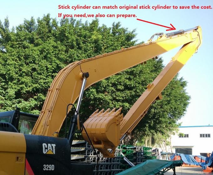 Balanced Long Reach Excavator Booms Q345B Q690D Material Size Customized