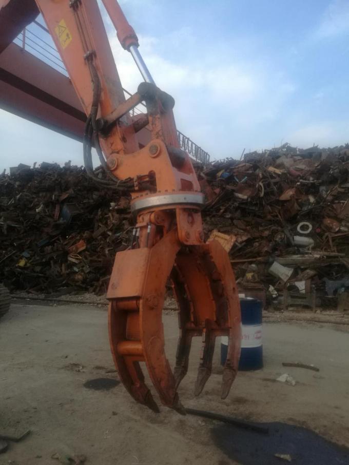 Wearable Excavator Rotating Grapple 1890 Mm Close Height Universal 360