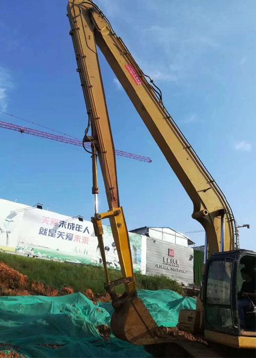 Telescopic Excavator Boom Arm , Long Reach Excavator Booms 15500 Mm Length