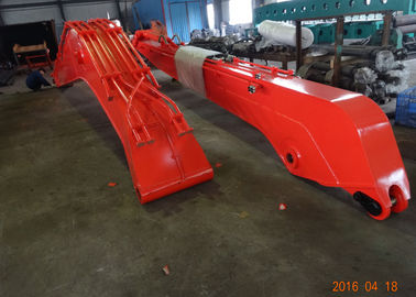 Red Color Excavator Dipper Extension 3210 Mm Fold Height With Stick Cylinder