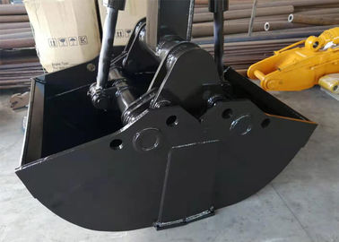 Strong Hydraulic Clamshell Bucket For Excavator , Wheel Excavator Backhoe Clam Bucket