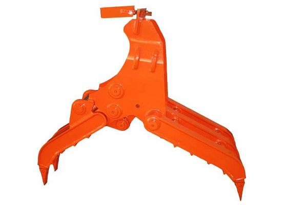 Hitachi Orange Q345B NM400 Excavator Thumb Grab
