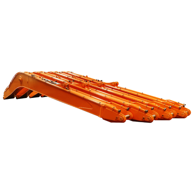 Excavator Long Reach Boom And Arm Total Length 18Meters For Dredging River Or Subway