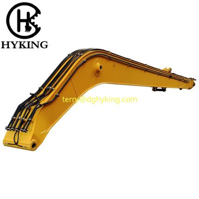 Excavator Long Reach Boom and Arm with Q345B Material 32m Long Boom and 45 Degree Tapered Seam for Port Dredging