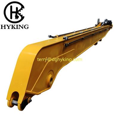 Excavator Long Reach Boom and Arm with Q345B Material 32m Long Boom and 45 Degree Tapered Seam for Port Dredging