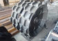 Professional Excavator Compaction Wheel Long Lifespan With 2 Layer Knob Blocks