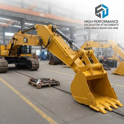 Long Reach Boom And Arm For Crawler Excavator Hign Performance Excavator Front Atttchments