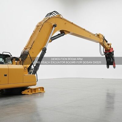 Demolition Excavator Boom Arm , Long Reach Excavator Booms For Doosan DX520