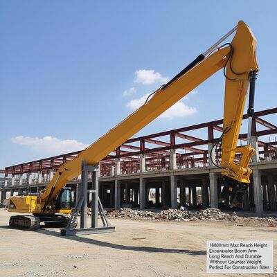 16800mm Max Reach Height Excavator Boom Arm Long Reach And Durable Without Counter Weight Perfect For Construction Sites