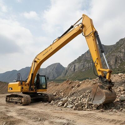 Without Counter Weight Long Reach Excavator Boom Designed for Earthmoving and Excavation in Difficult Terrain Conditions