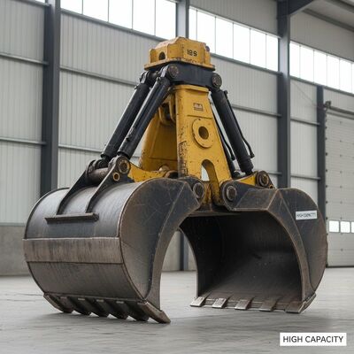 Excavator Clamshell Bucket Clamshell Grapple Excavator High Performance Attachments With High Capacity