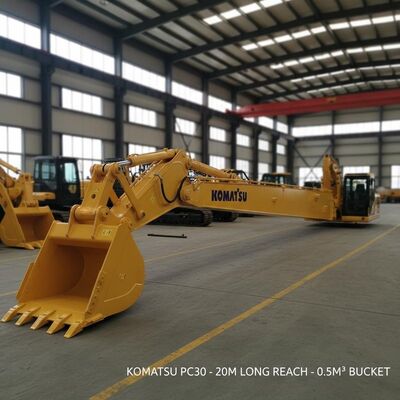 20 Meters Long Reach Boom and Arm for Komatsu PC350 Excavator with 0.5 Cubic Meters Bucket