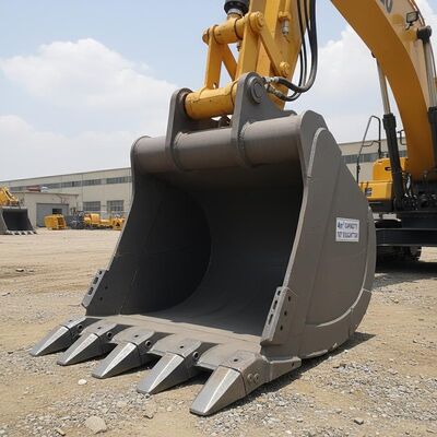 Heavy Duty Hydraulic Excavator Bucket with 4m³ Capacity and High Quality Bucket Tooth for 70ton Excavators