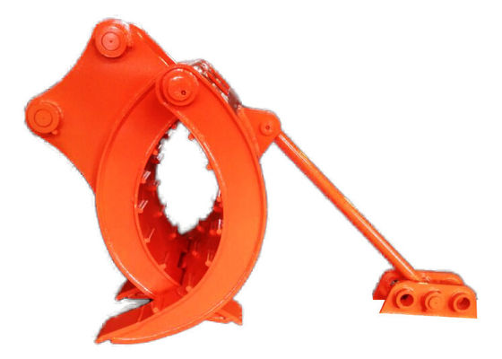 Quick Hitch Joint Hitachi ZX250 Demolition Grapple For Excavator