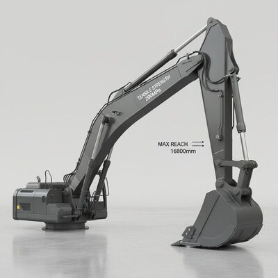 Without Counter Weight Excavator Boom Arm Featuring Tensile Strength 200MPa and Max Reach Height 16800mm Suitable for Various Excavation Tasks